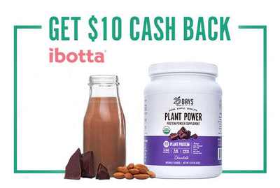 $10 Cash Back on Plant Protein Powder